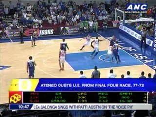 Ateneo ousts UE from Final 4 race