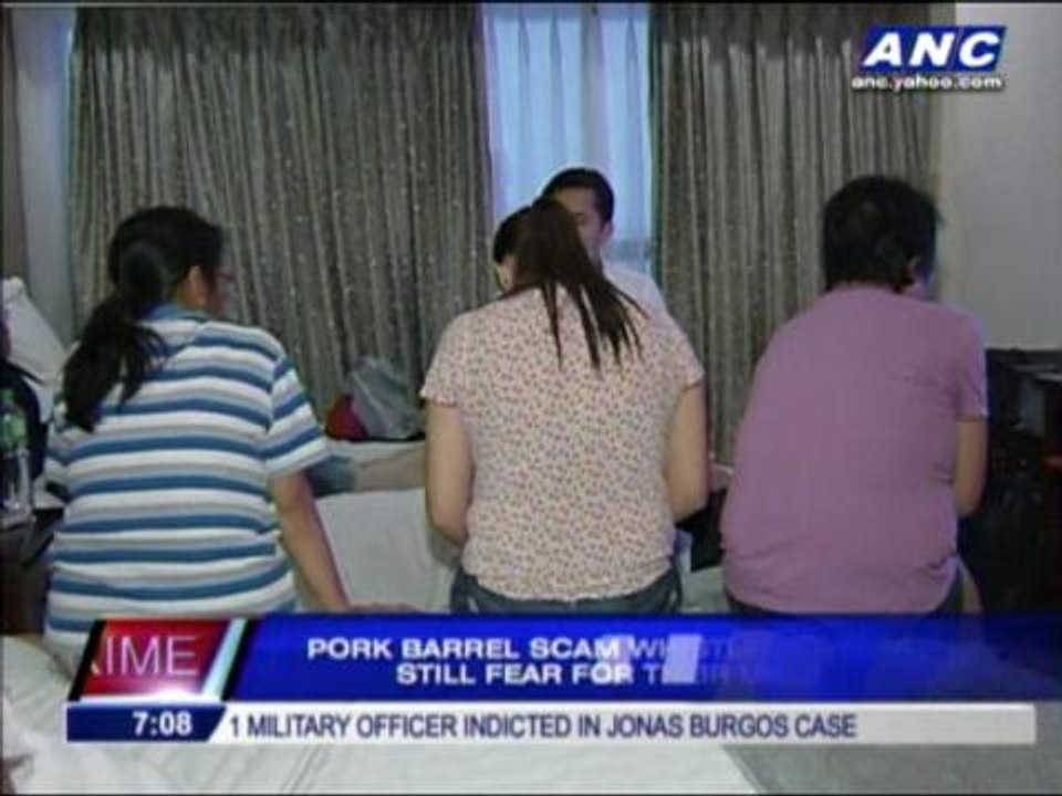 Pork barrel scam whistleblowers still fear for their lives