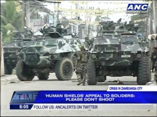 'Don't shoot,' MNLF's human shields tell troops