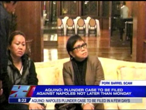 PNoy: Napoles will be face plunder raps