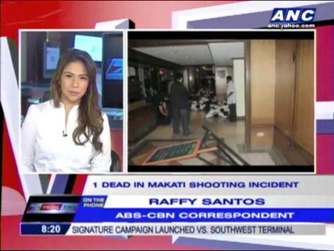 1 dead in Makati shootout between security guards