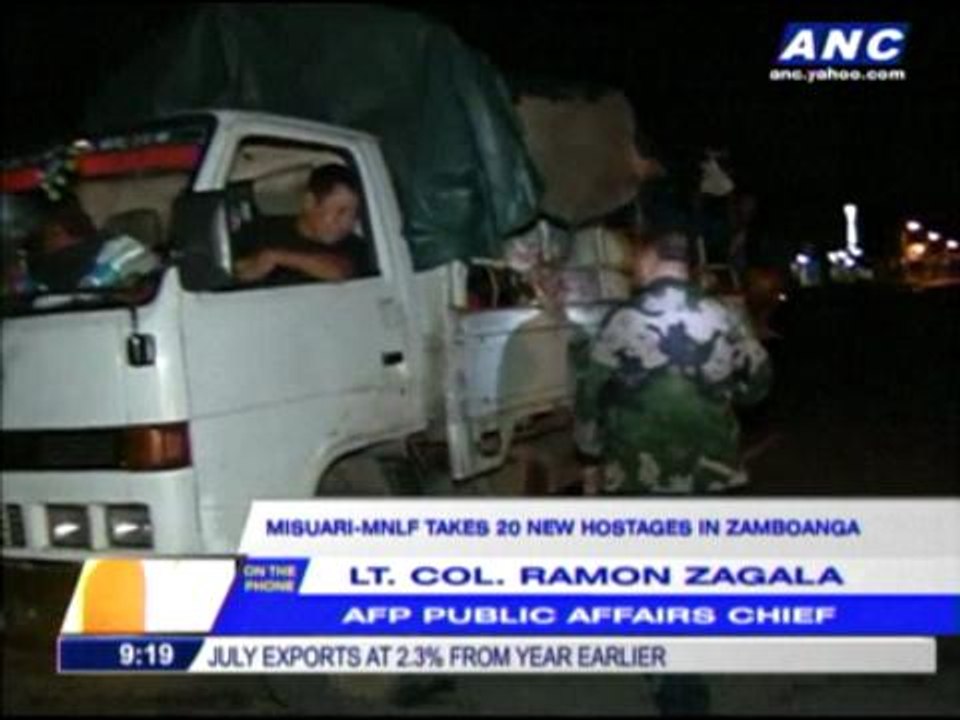 MNLF getting more hostages, residents told to flee