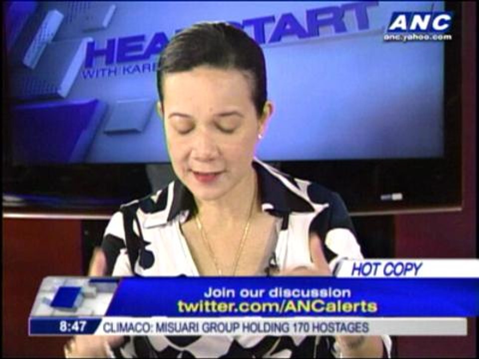 Grace Poe backs negotiations with MNLF
