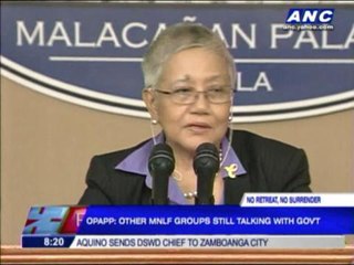 No retreat, no surrender, MNLF member warns