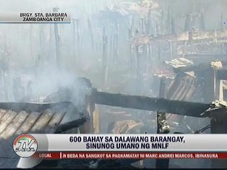 600 homes torched in Zamboanga