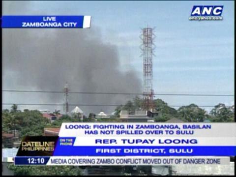 No spillover of Zambo, Basilan fighting to Sulu