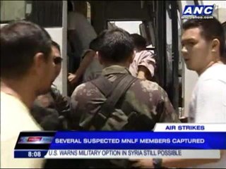 Download Video: Ground attacks, airstrikes pound MNLF rebels