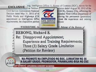 EXCL: Promotion of Customs agent questioned