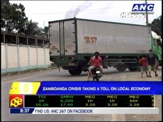 Zamboanga crisis taking a toll on local economy