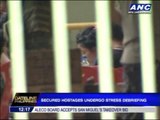 Secured MNLF hostages undergo stress debriefing