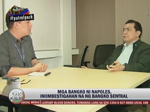 BSP probes banks on Napoles accounts