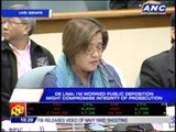 Why De Lima doesn't want to present whistle-blowers