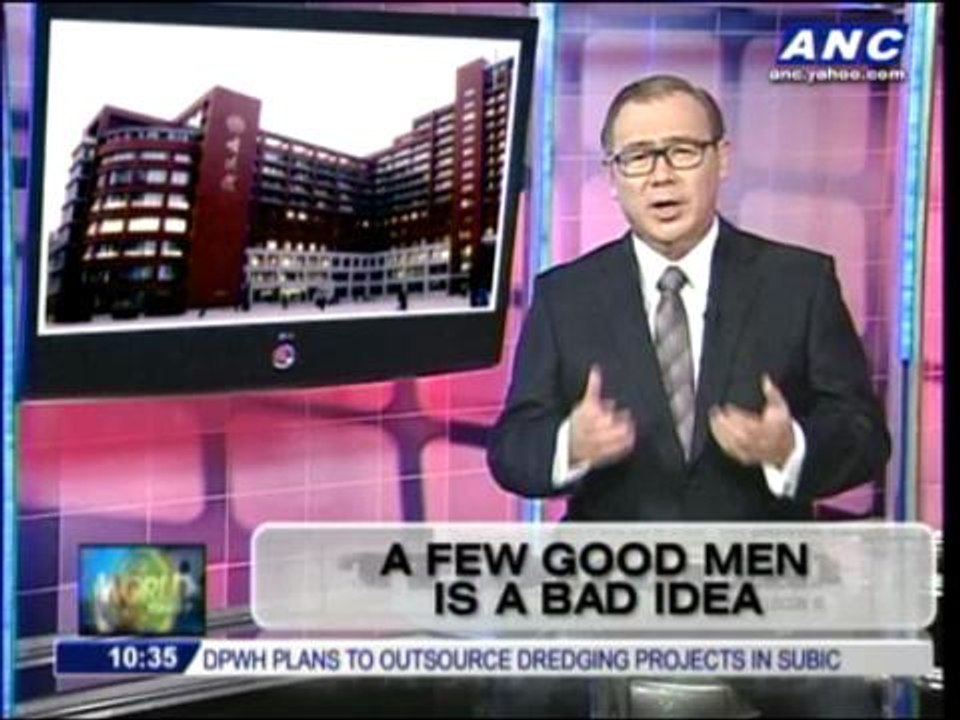 Teditorial: A few good men is a bad idea