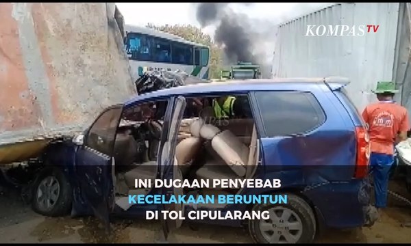 Ini Penyebab Kecelakaan Beruntun di Tol Cipularang