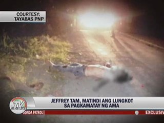 Who killed comedian's dad?