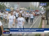 INC members join charity walk for Yolanda survivors