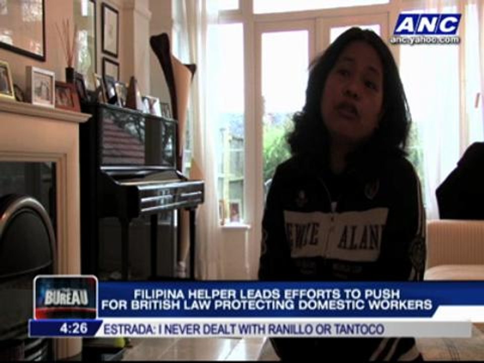 Pinay leads effort to protect domestic workers in UK