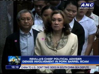 Download Video: Bong's chief political adviser denies involvement in pork scam