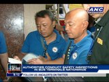 Authorities conduct safety inspections in bus terminals