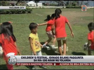 WATCH: Children's festival brings cheer in Tacloban