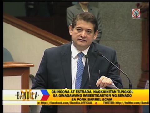 Jinggoy, Guingona in heated argument over pork scam