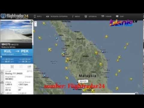 Detik-Detik Hilangnya Malaysia Airlines MH370 Dari Radar