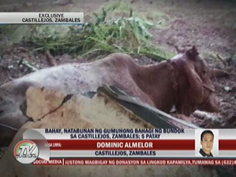 Landslide kills 5 in Castillejos, Zambales