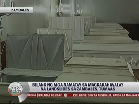 Zambales landslides death toll still rising