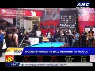 Women's world 10-ball returns to Manila