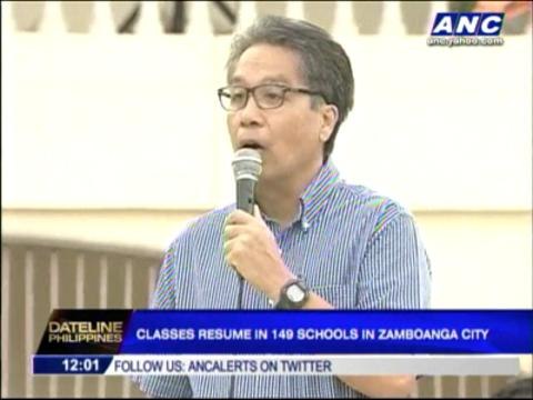 Roxas: Zambo situation starting to normalize