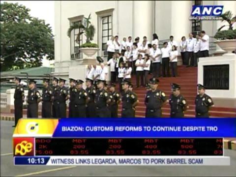 Biazon: Customs reforms to continue despite TRO
