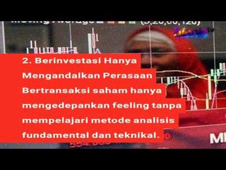 Ini Perihal Yang Dapat Memiskinkan Investor Saham