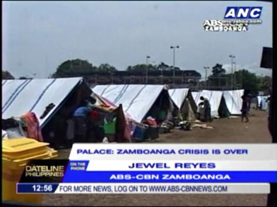 Roxas confirms Zambo siege over