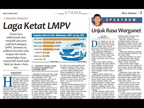 Persaingan Ketat di Sektor LMPV - Bisnis Pagi Edisi 5 Oktober 2017 (2/3)
