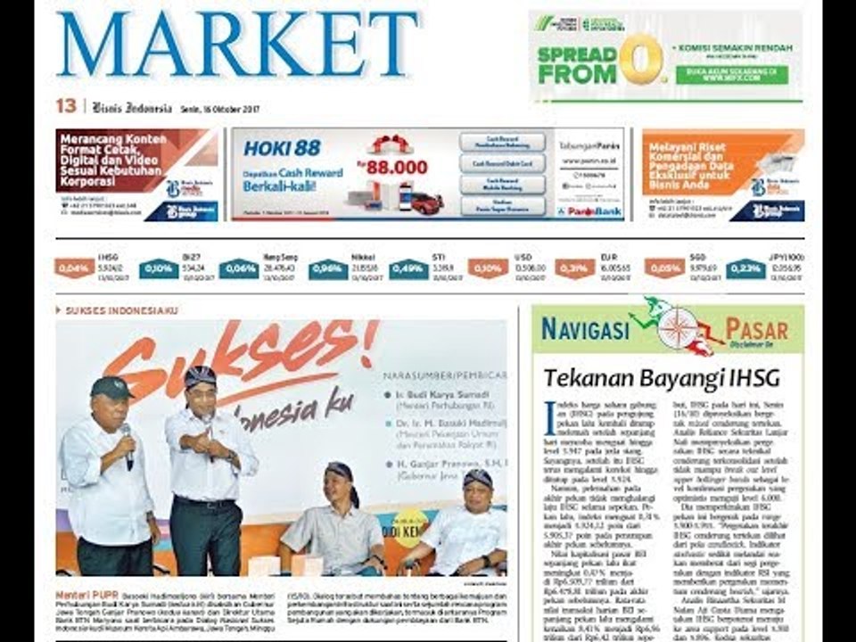 Saham Rekomendasi untuk Tahun Depan - Bisnis Pagi Edisi 16 Oktober 2017 (2/3)