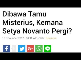 Upaya Jemput Paksa Setya Novanto - Bisnis' Today Edisi 16 November 2017