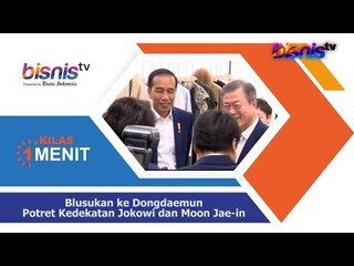 Blusukan ke Dongdaemun, Potret Kedekatan Jokowi dan Moon Jae-in