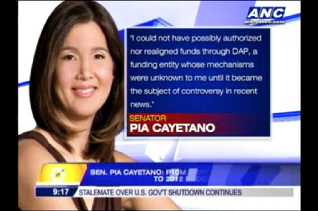 Pia twits DOST chief, denies DAP fund releases