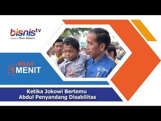 Ketika Jokowi Bertemu Abdul Penyandang Disabilitas