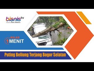 Puting Beliung Terjang Bogor Selatan