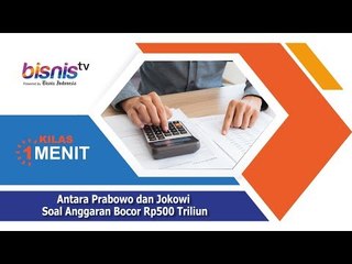 Antara Prabowo dan Jokowi Soal Anggaran Bocor Rp500 Triliun