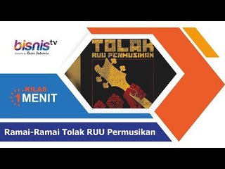 Ramai-Ramai Tolak RUU Permusikan