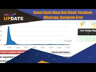Ramai Dunia Maya Dari Gmail, Facebook, Whatsapp, Instagram Error