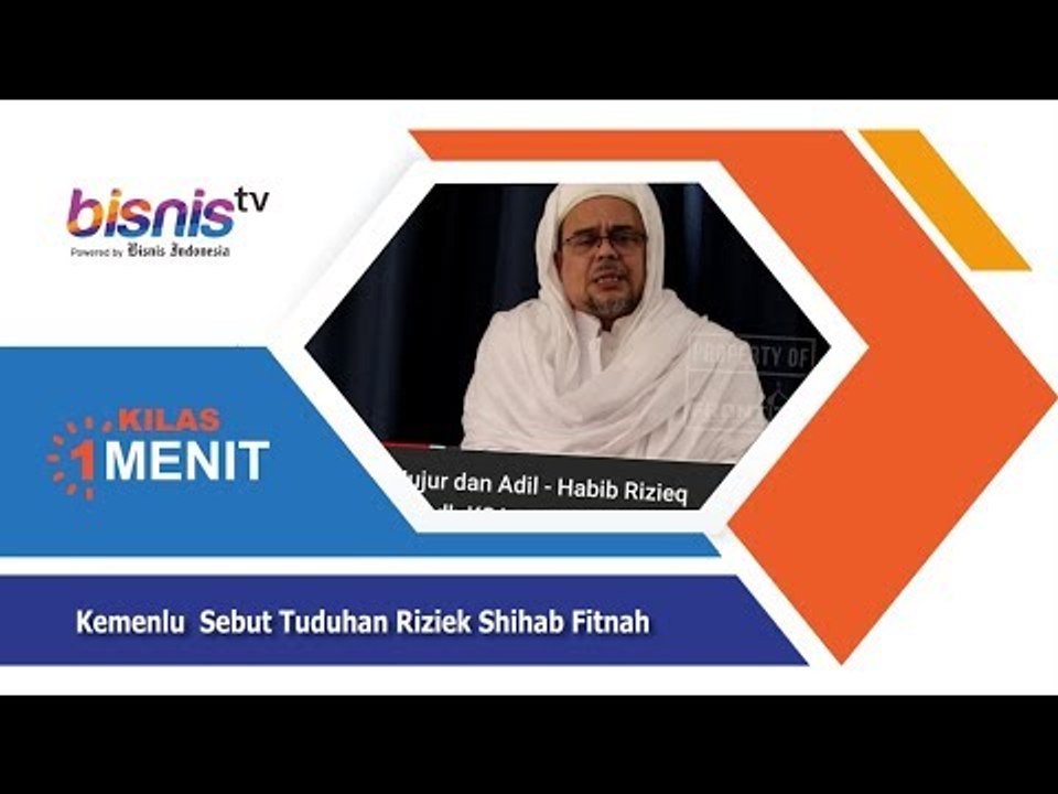 Kemenlu  Sebut Tuduhan Riziek Shihab Fitnah