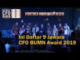 Ini Daftar 9 Jawara CFO BUMN Award 2019