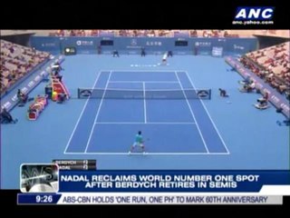 Nadal reclaims world no. 1 spot