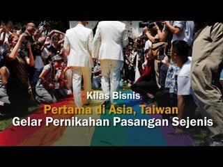 Pertama di Asia, Taiwan Gelar Pernikahan Pasangan Sejenis