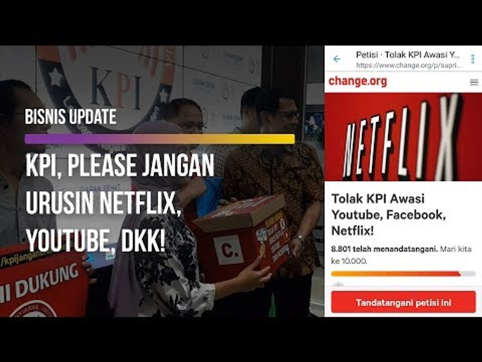 Petisi #KPIJanganUrusinNetlix Diserahkan ke KPI
