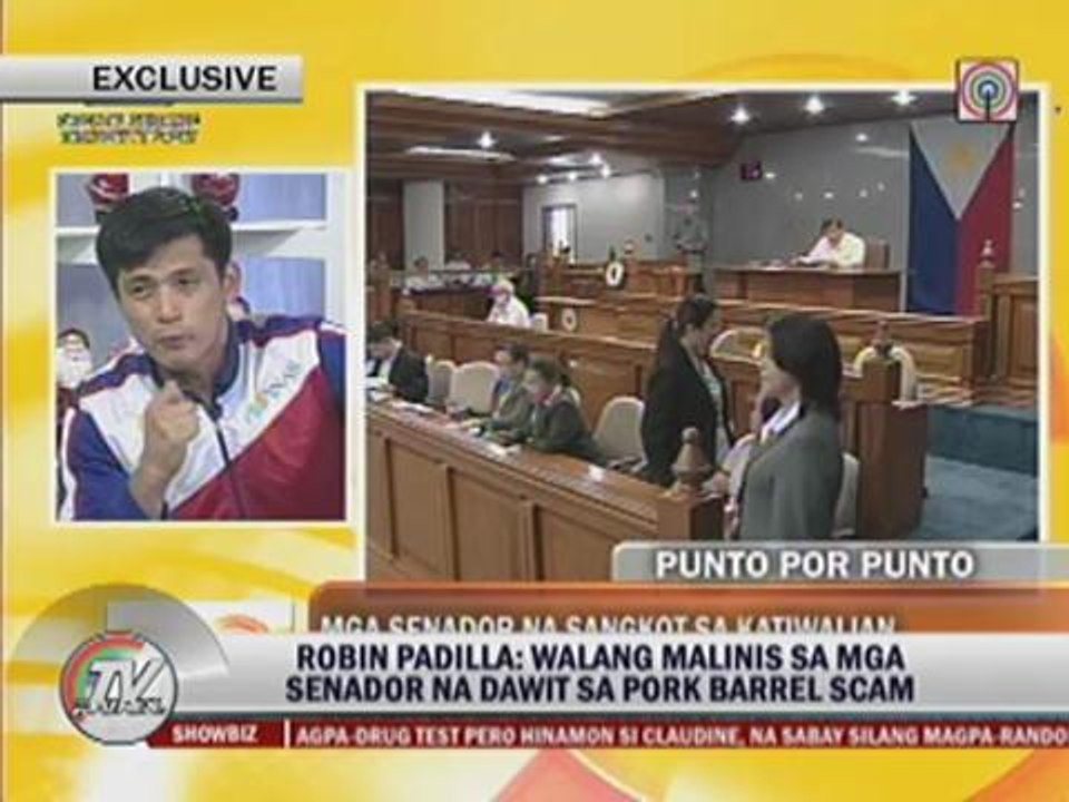Robin Padilla: No senator is clean in 'pork scam'
