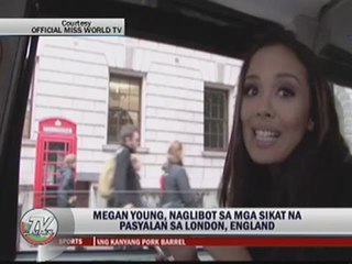 Megan fulfills dream, tours London